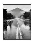 Rainstreet Black and White Wall Painting