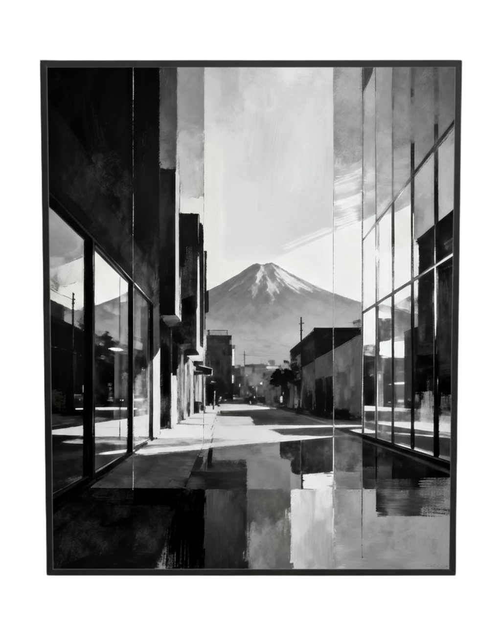 Gallery Street Black and White Gallery Wall