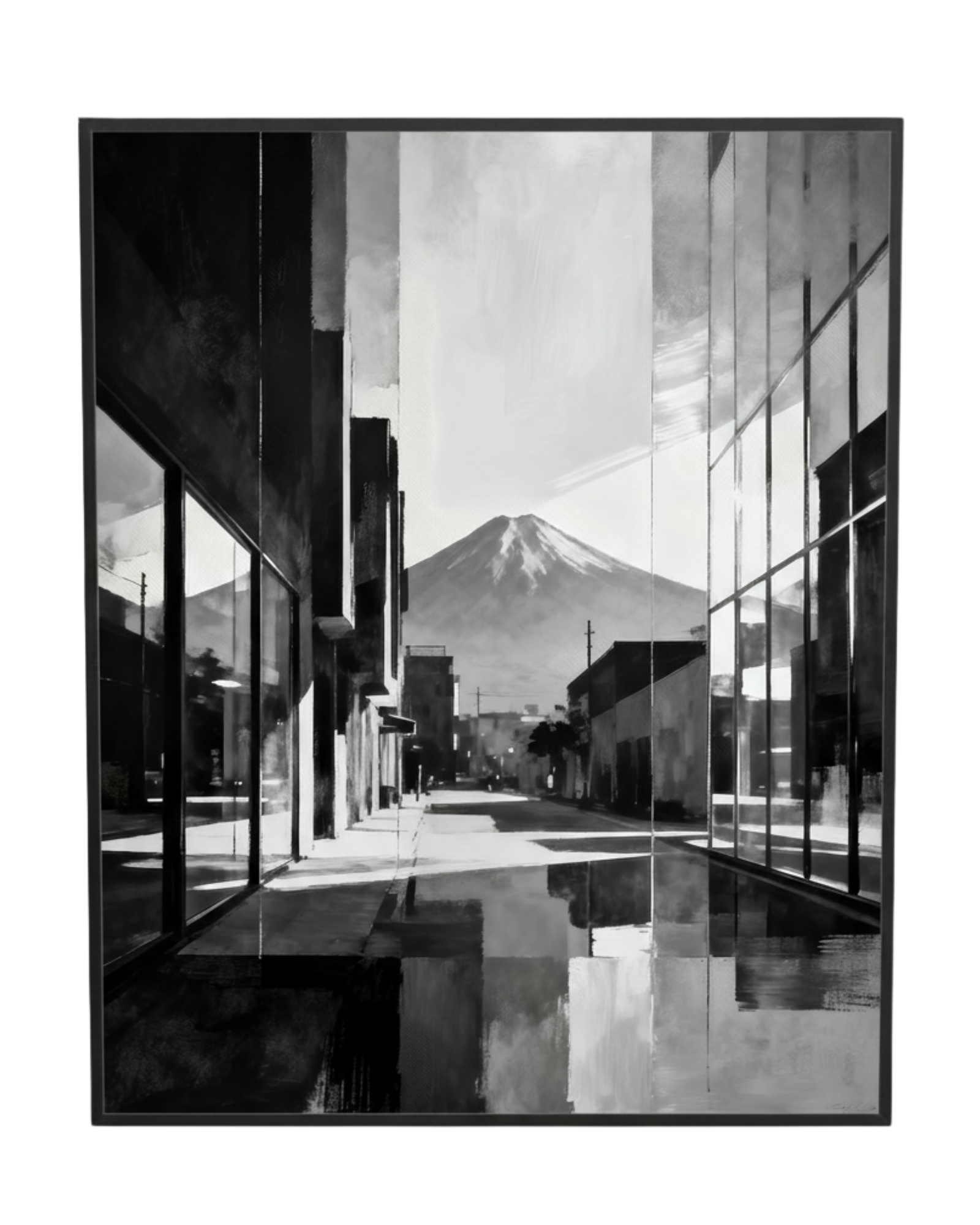 Gallery Street Black and White Gallery Wall