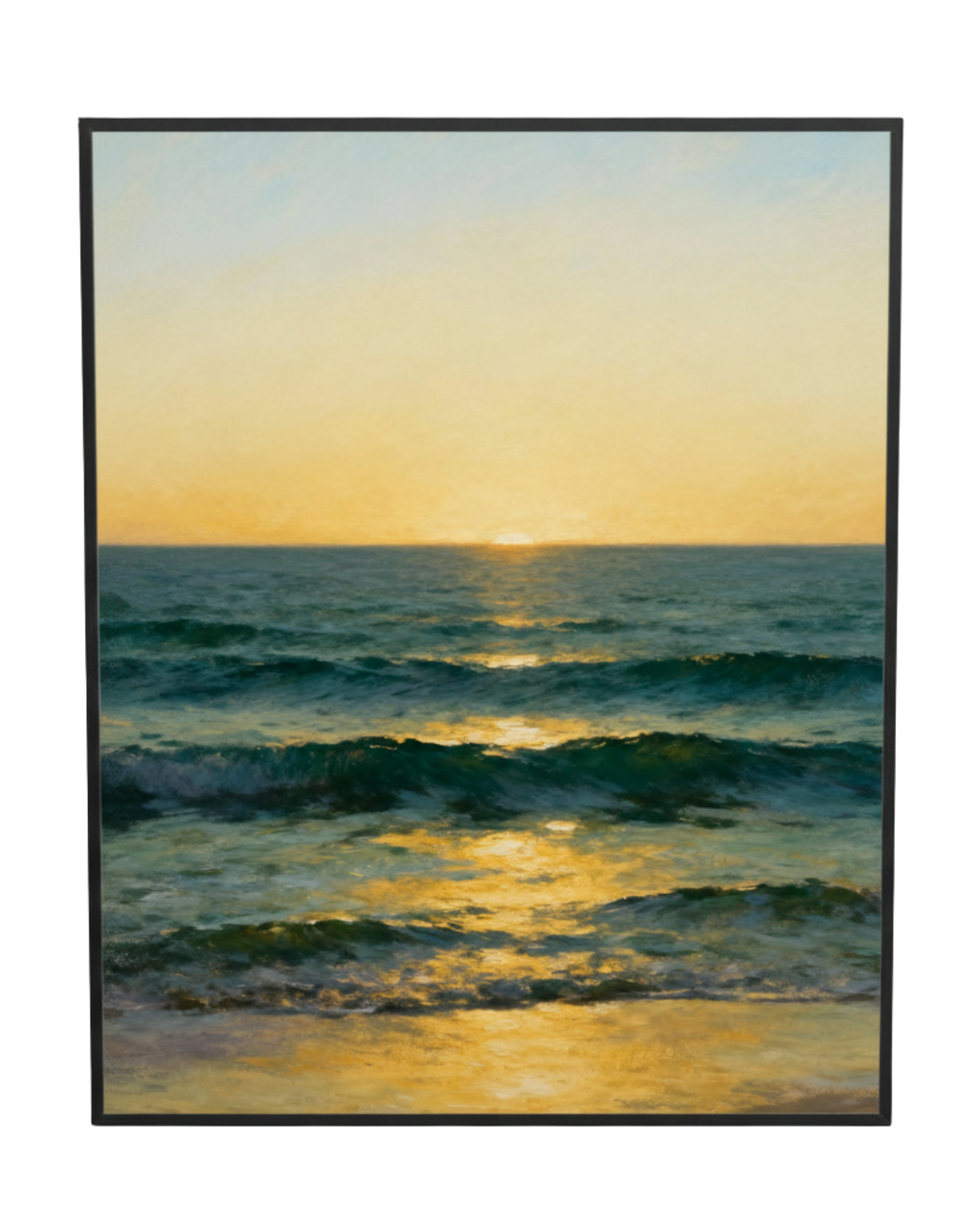 Distant Breakers Seascape Wall Art
