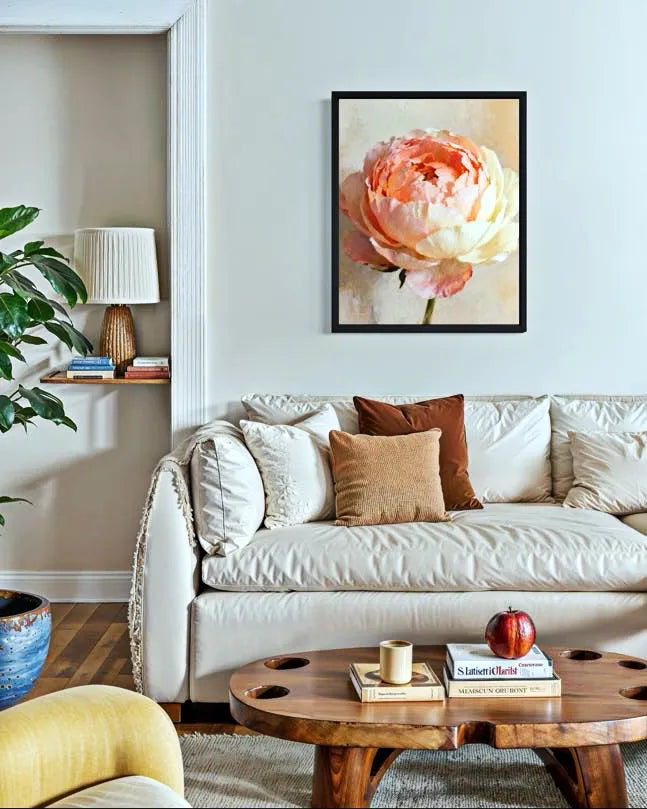 Blush Bloom Study Peony Wall Art