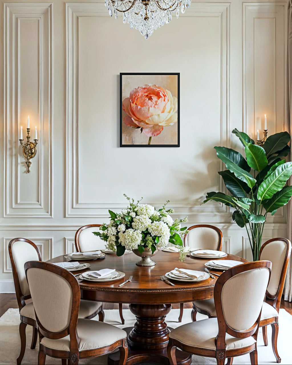 Blush Bloom Study Peony Wall Art