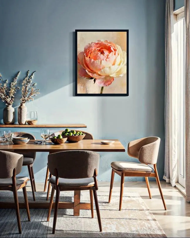 Blush Bloom Study Peony Wall Art