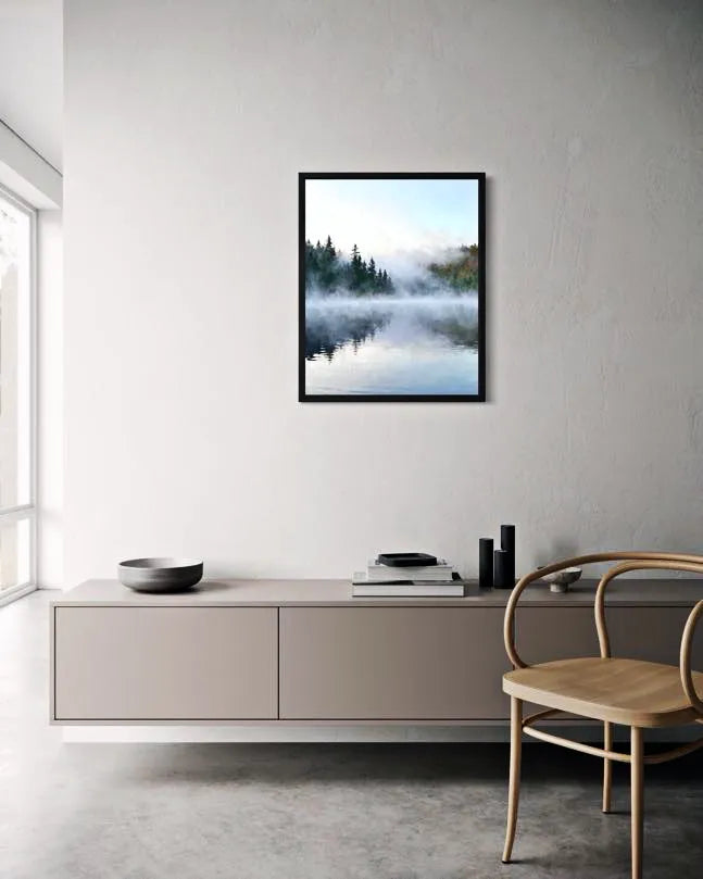 Fog on the Lake Lake Wall Art