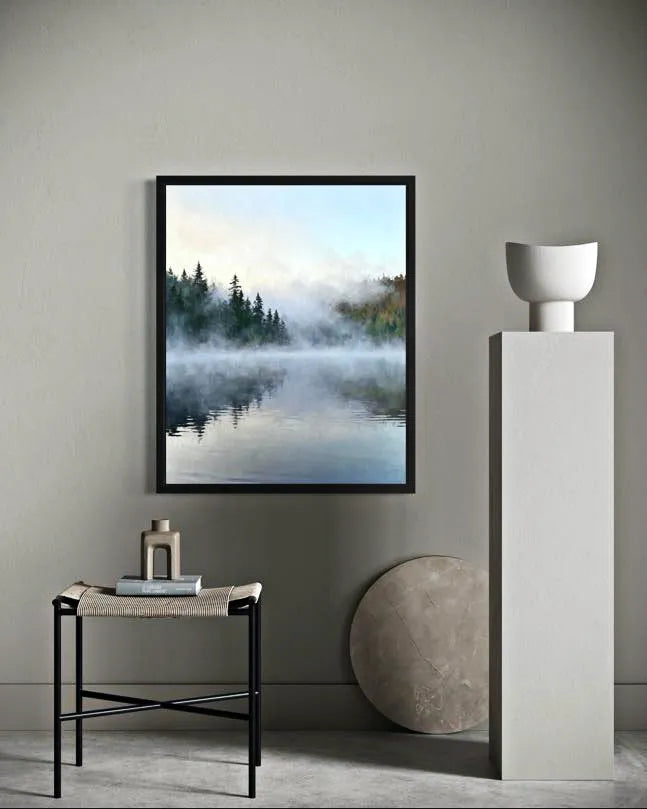 Fog on the Lake Lake Wall Art