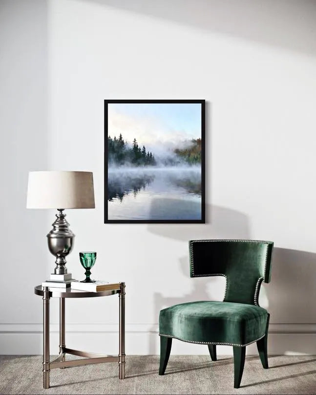 Fog on the Lake Lake Wall Art