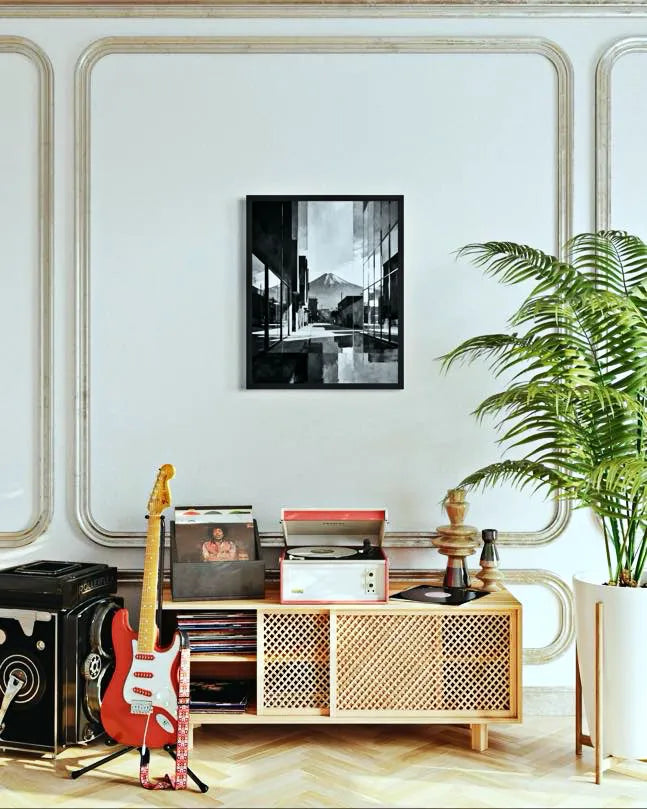 Gallery Street Black and White Gallery Wall