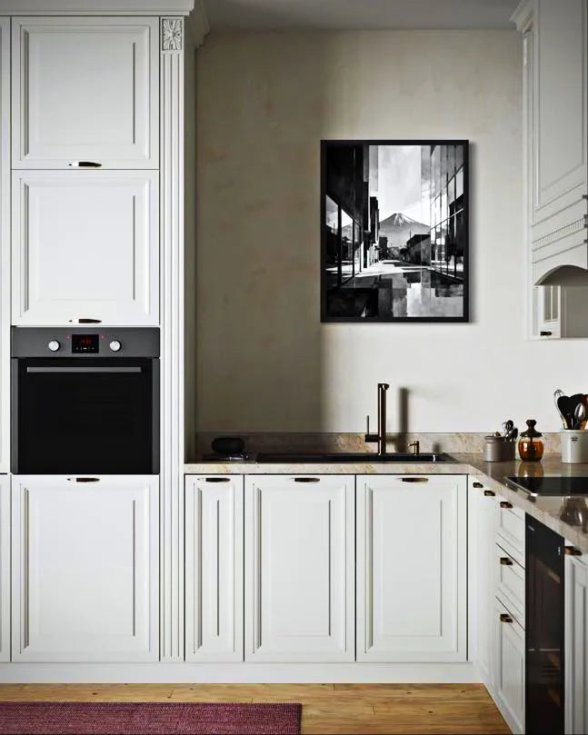 Gallery Street Black and White Gallery Wall