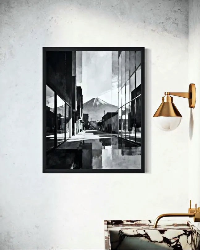 Gallery Street Black and White Gallery Wall