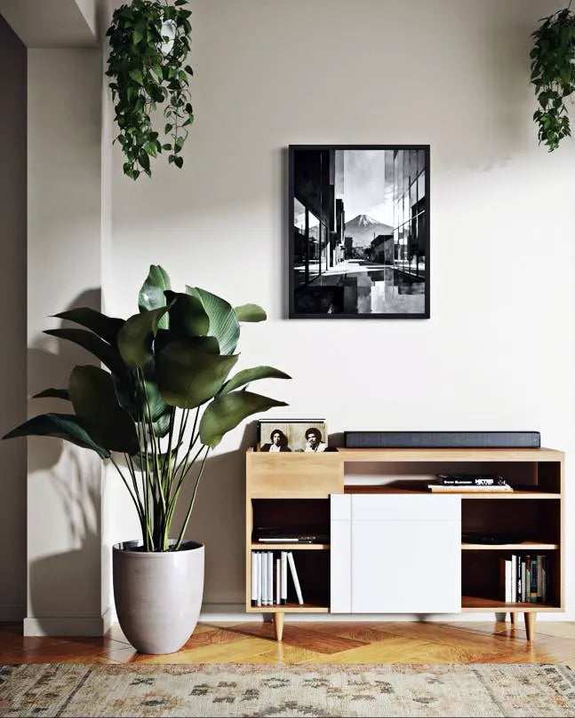 Gallery Street Black and White Gallery Wall