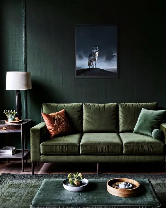 Lone Howl Wolf Wall Art