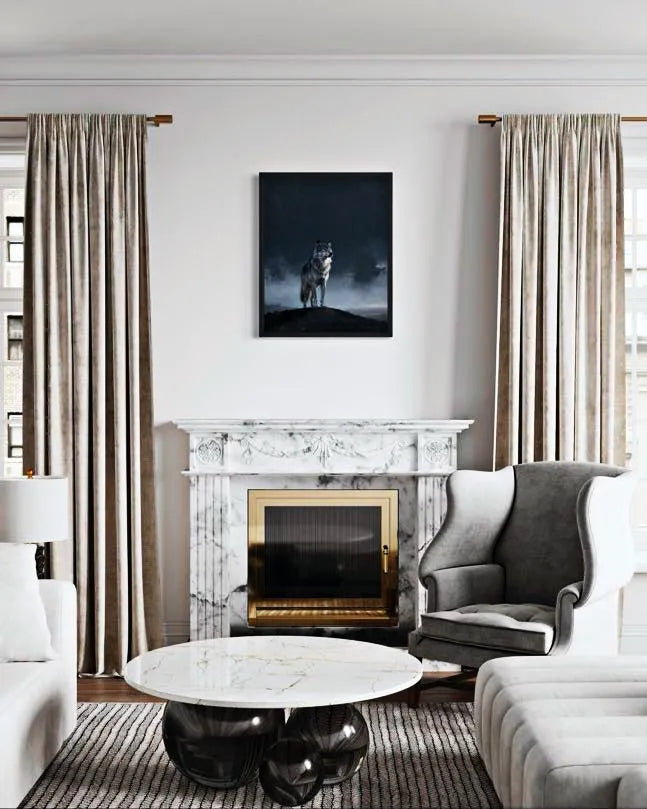 Lone Howl Wolf Wall Art