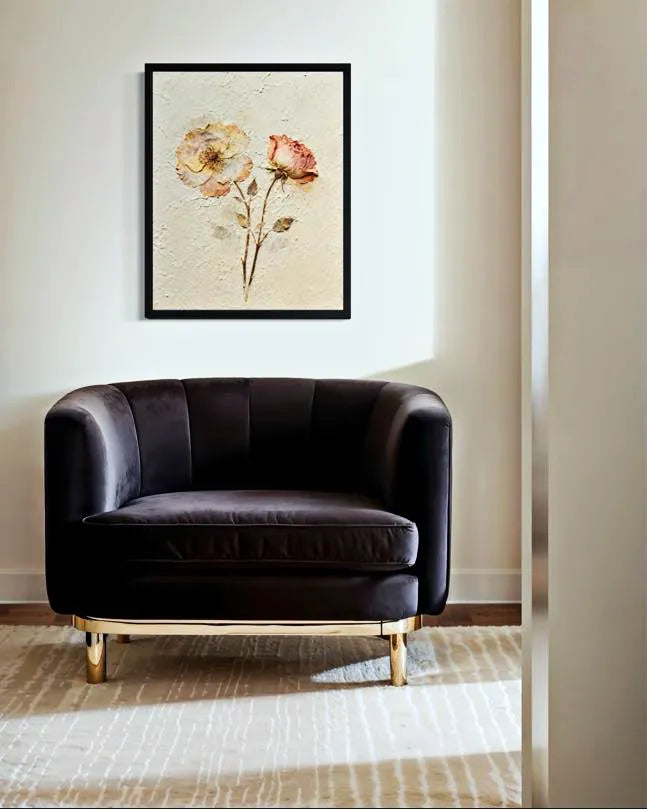 Pressed in Time Dried Flower Wall Art