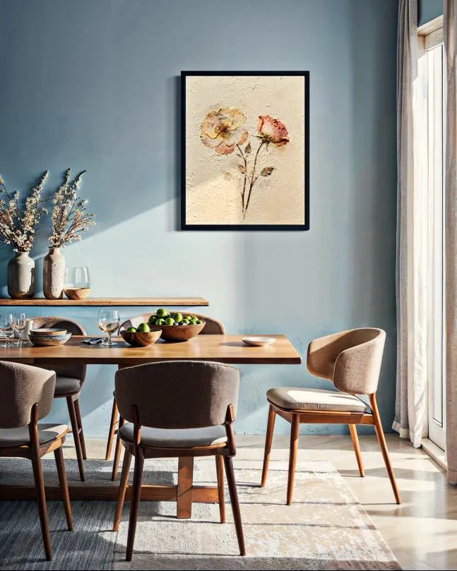 Pressed in Time Dried Flower Wall Art