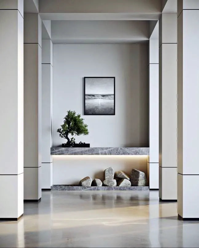 Silent Surf Black and White Beach Prints