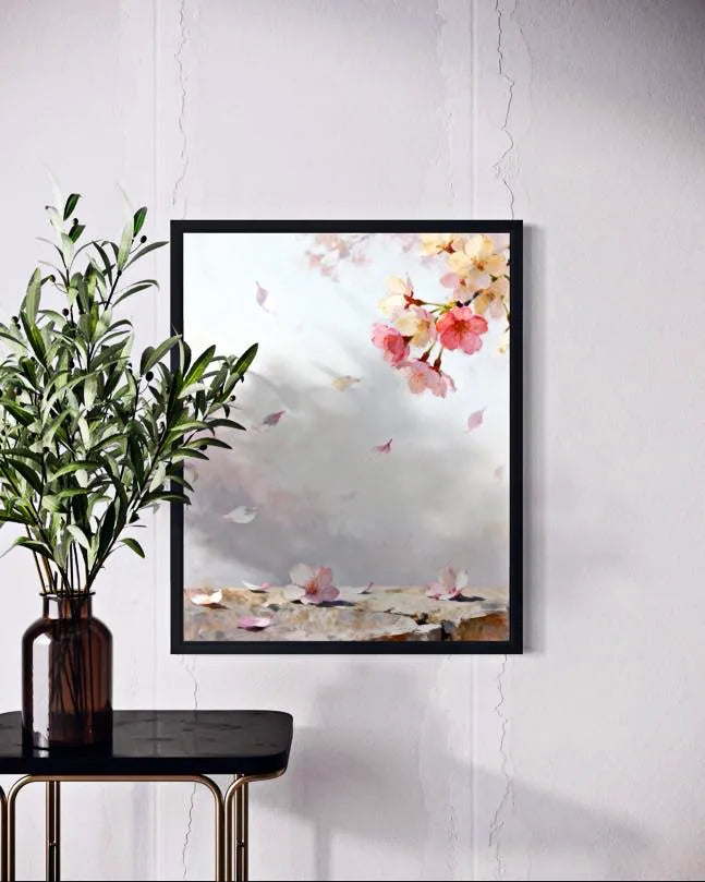 Spring Drift Cherry Blossom Canvas
