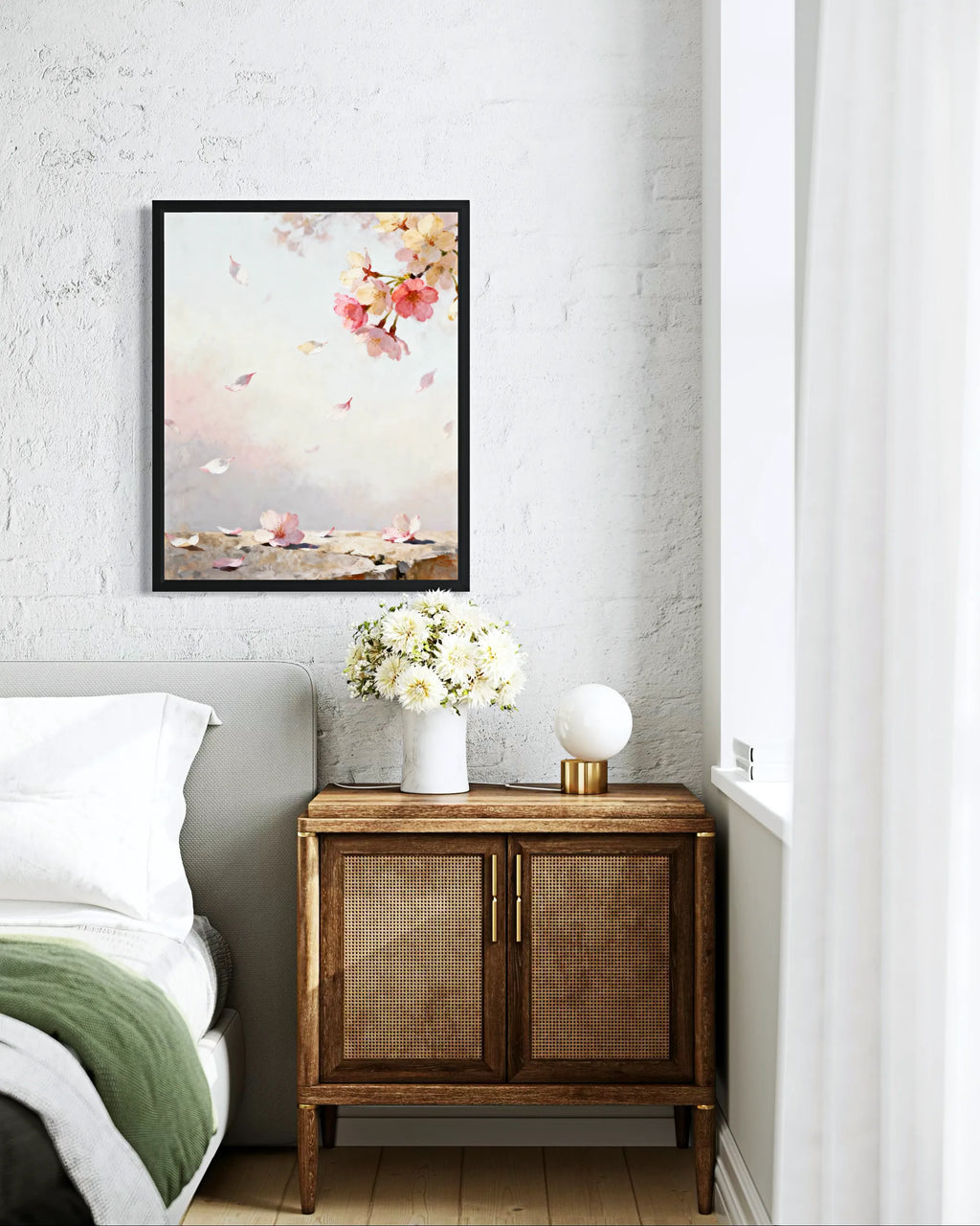 Spring Drift Cherry Blossom Canvas