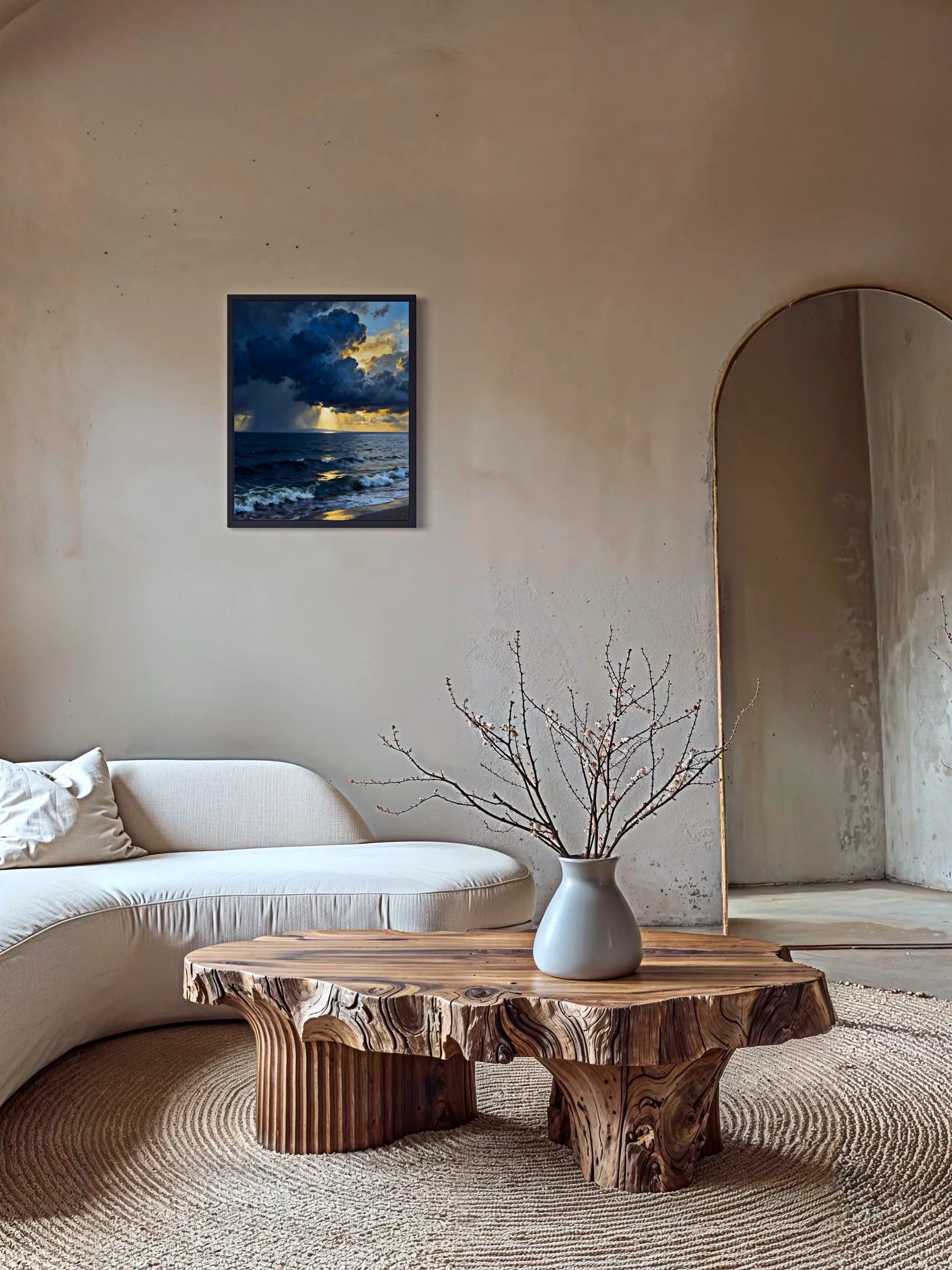 Storm Over the Gulf Ocean Wall Art