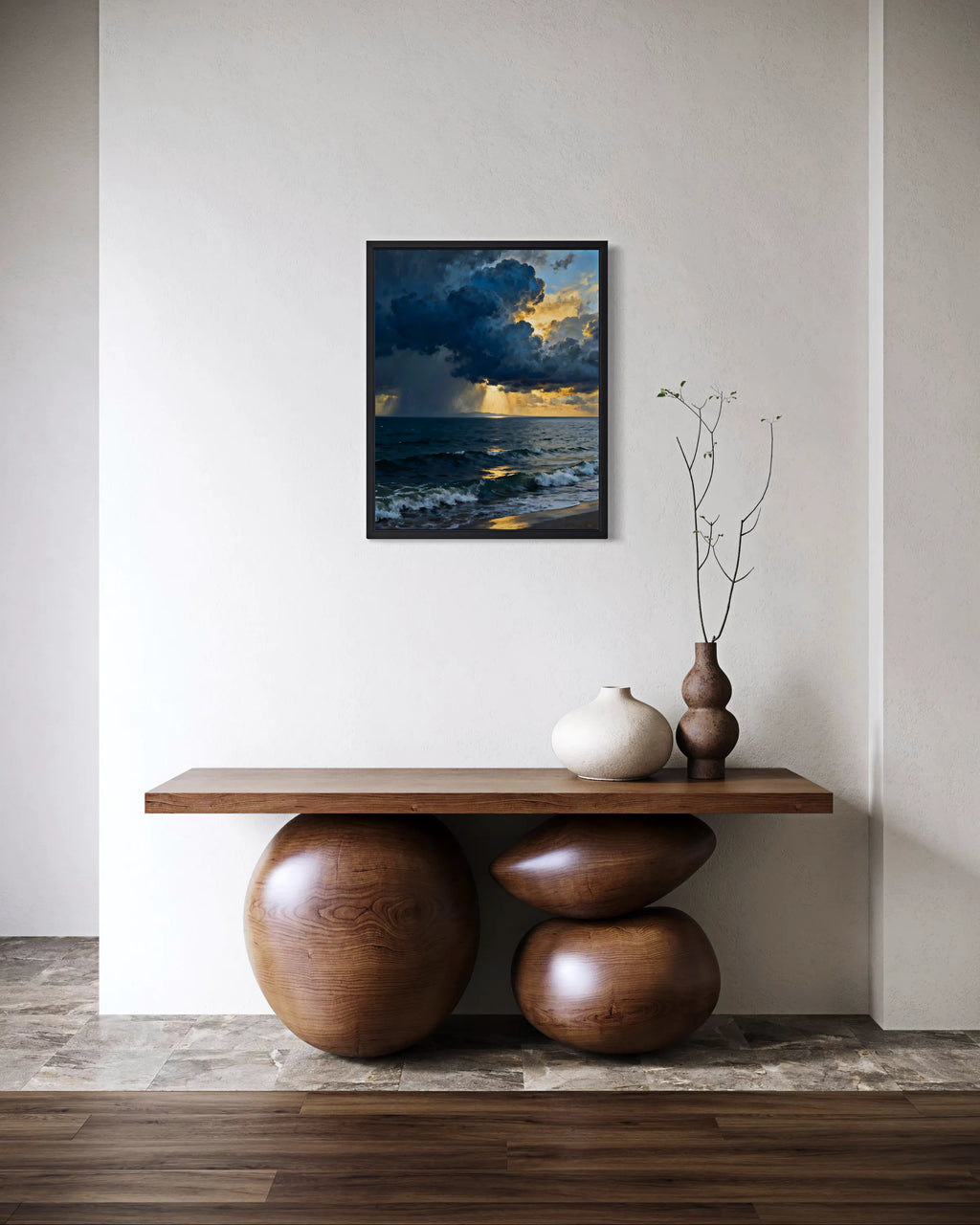 Storm Over the Gulf Ocean Wall Art