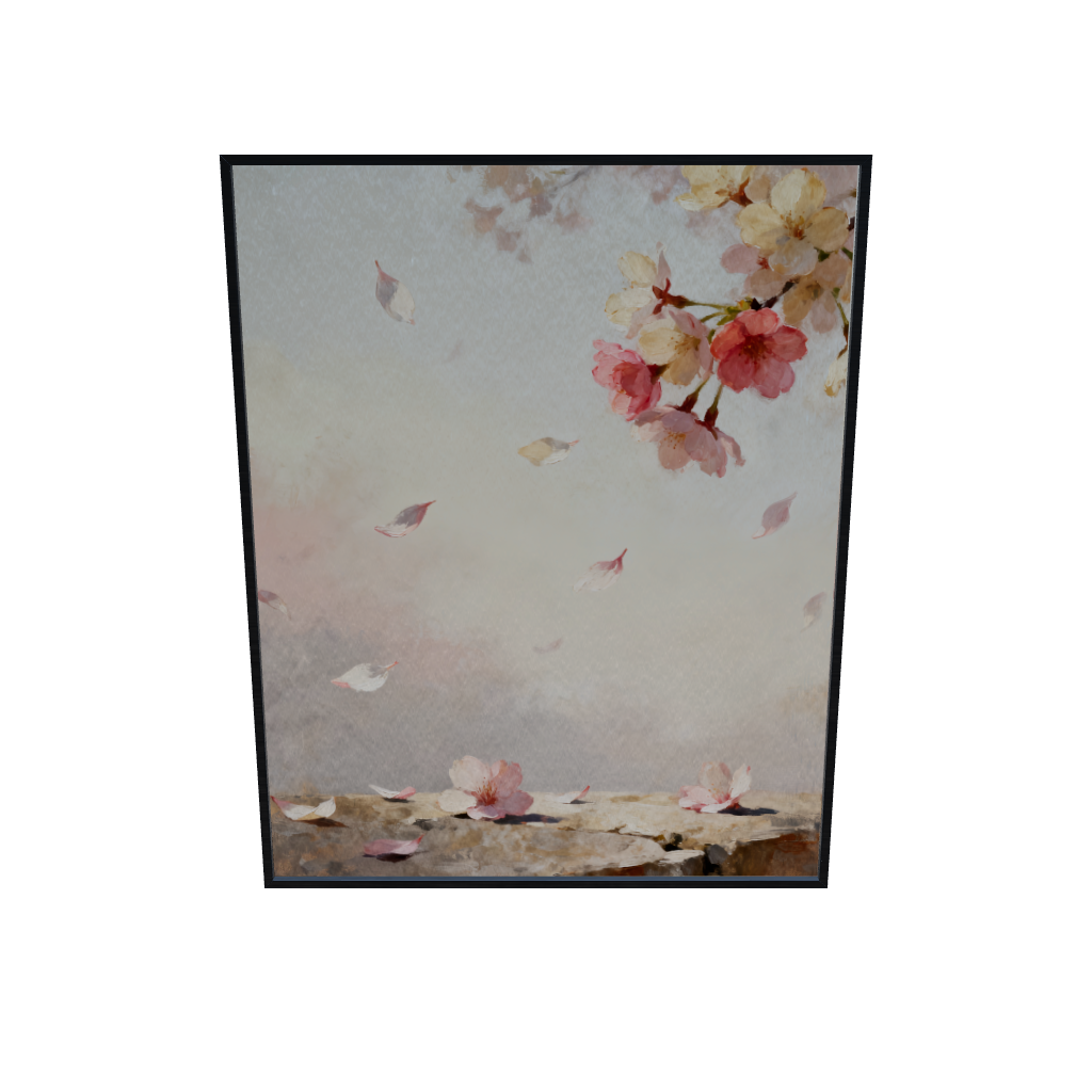 Spring Drift Cherry Blossom Canvas