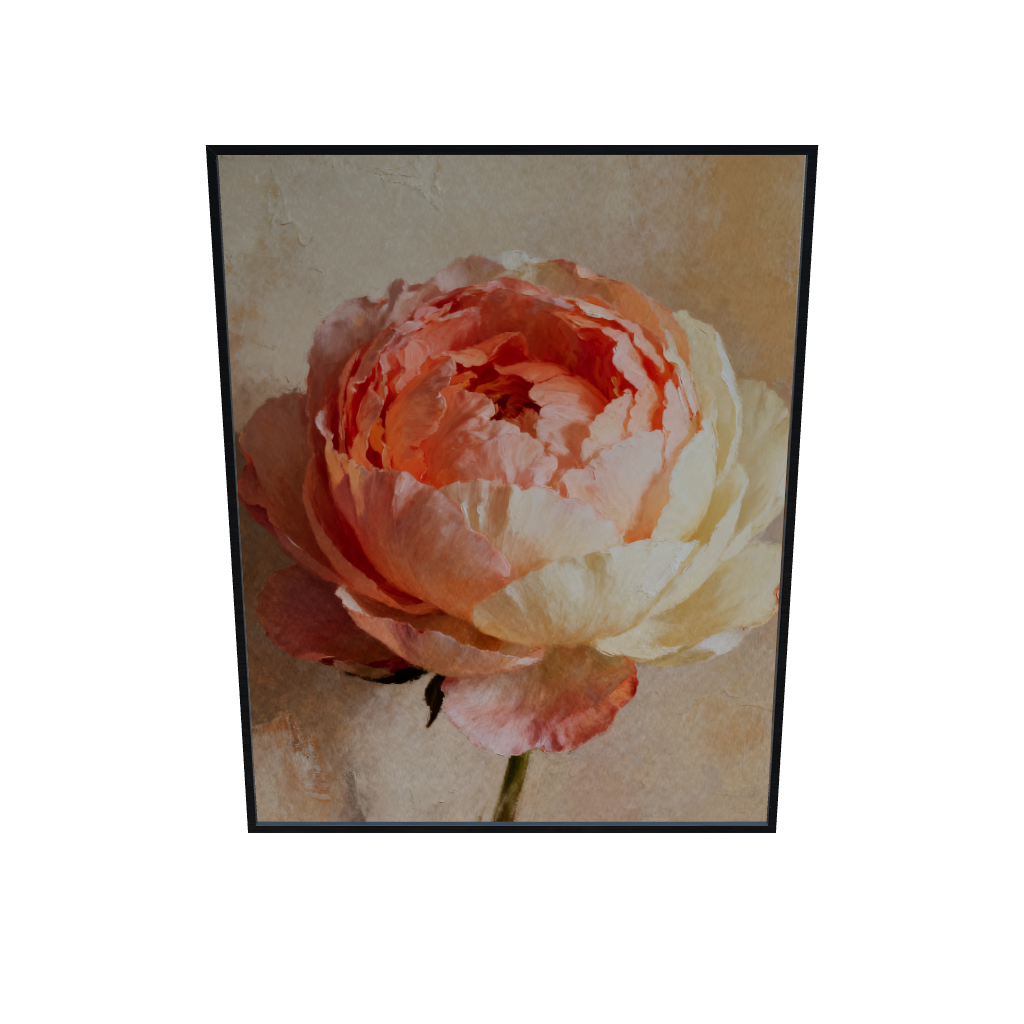 Blush Bloom Study Peony Wall Art