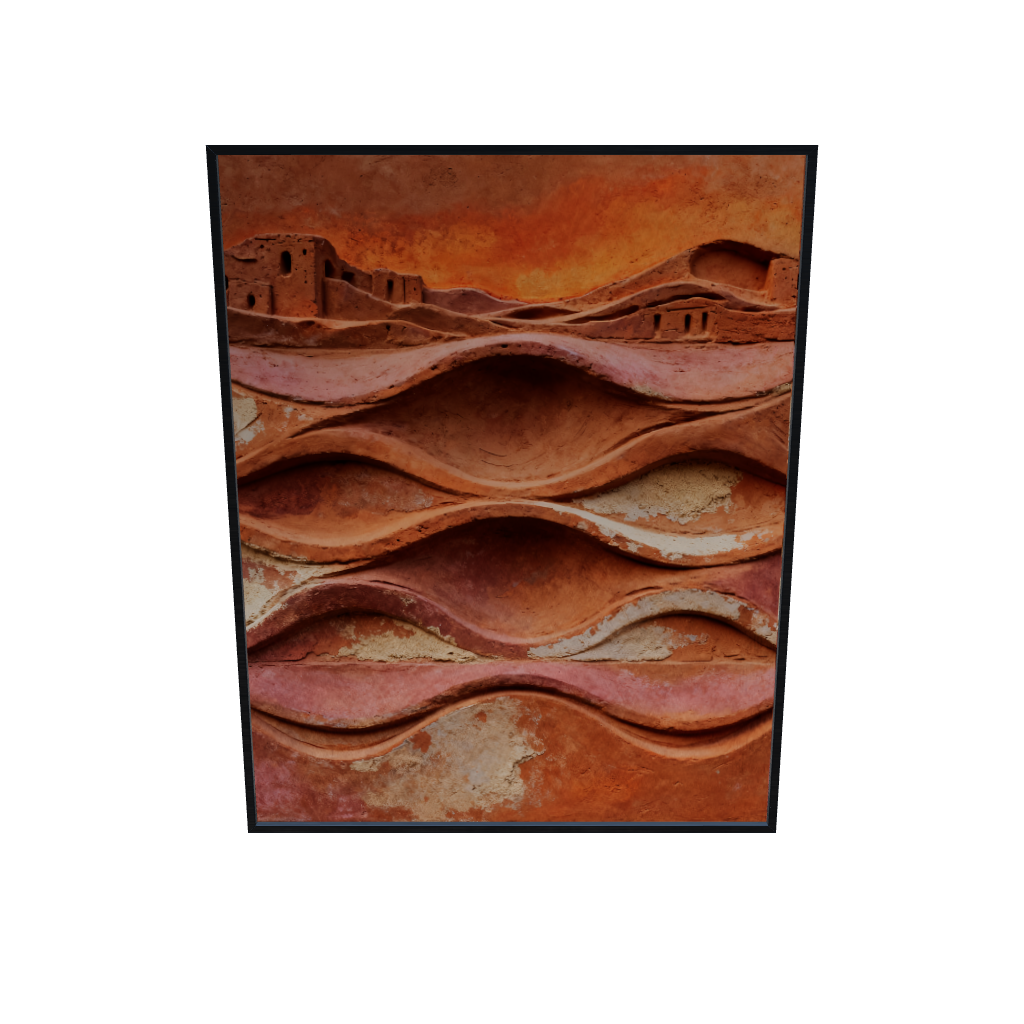 Terracotta Echoes Terracotta Wall Art